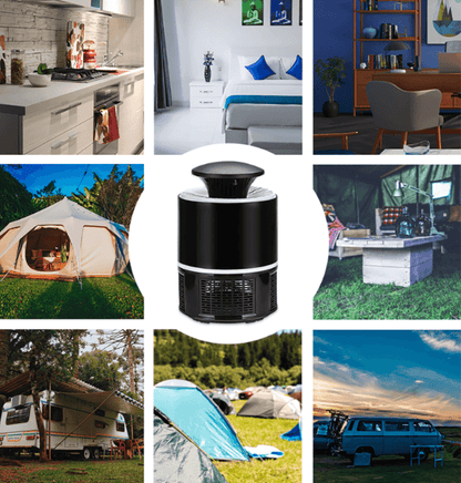 Moskitofälla - Ljudlös UV-mygglampa för giftfritt skydd