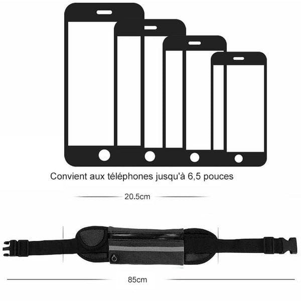 MovePouch - Vattentät midjeväska för löpning, cykling och resor