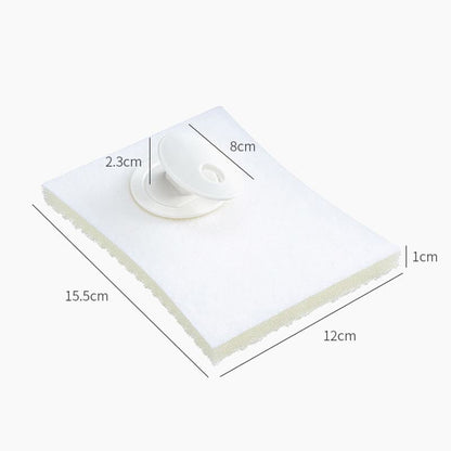 Multifunktionell fönsterborste – Återanvändbart rengöringsverktyg med flerskikts svamp för glas &amp; ram