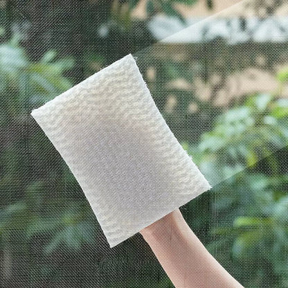 Multifunktionell fönsterborste – Återanvändbart rengöringsverktyg med flerskikts svamp för glas &amp; ram