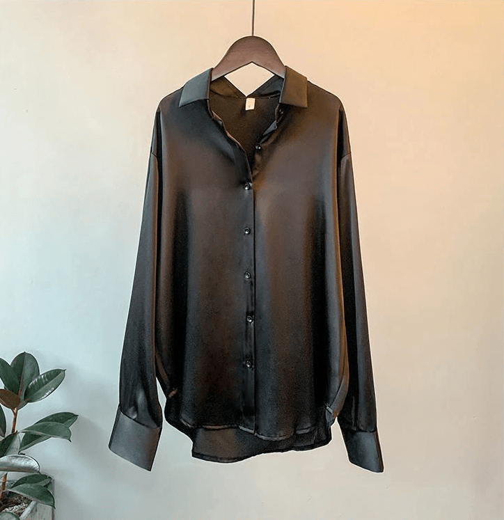 LUNARIA BLUS – Elegant sidenbluse för damer i lyxig design