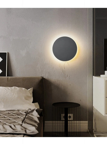 SleekGlow - Modern Rund LED Vägglampa
