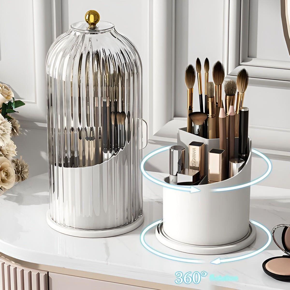 Beauty SpinMate - 360° Rotera Makeup Borste Organisatör