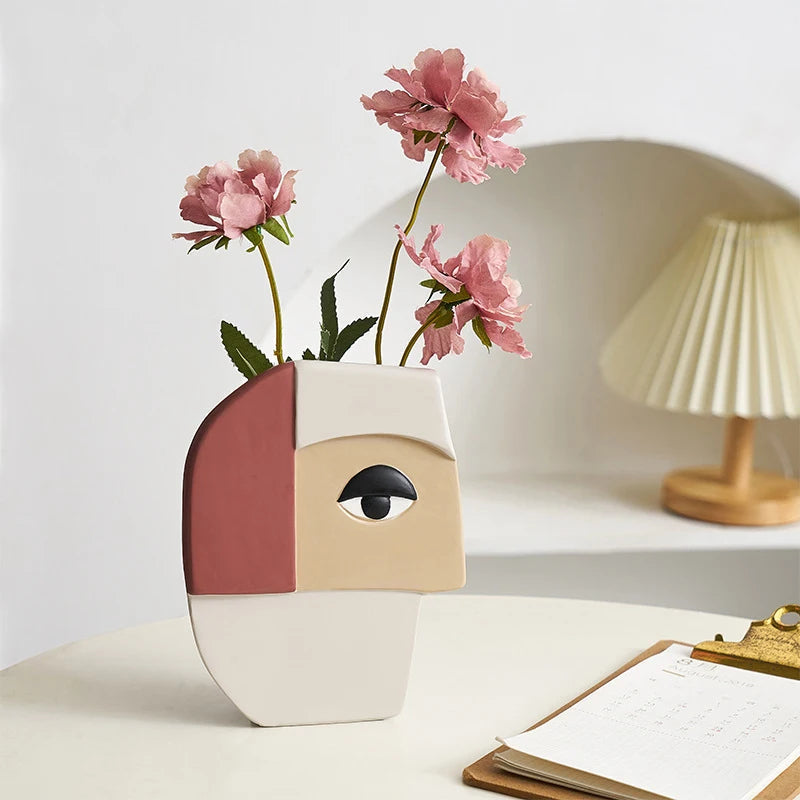 Konstnärlig Modern Vask för Heminredning och Blomutställning