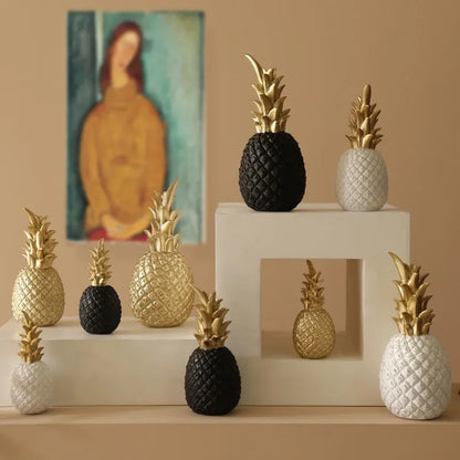 Guld Ananas Heminredning för Tropisk Elegans och Stil