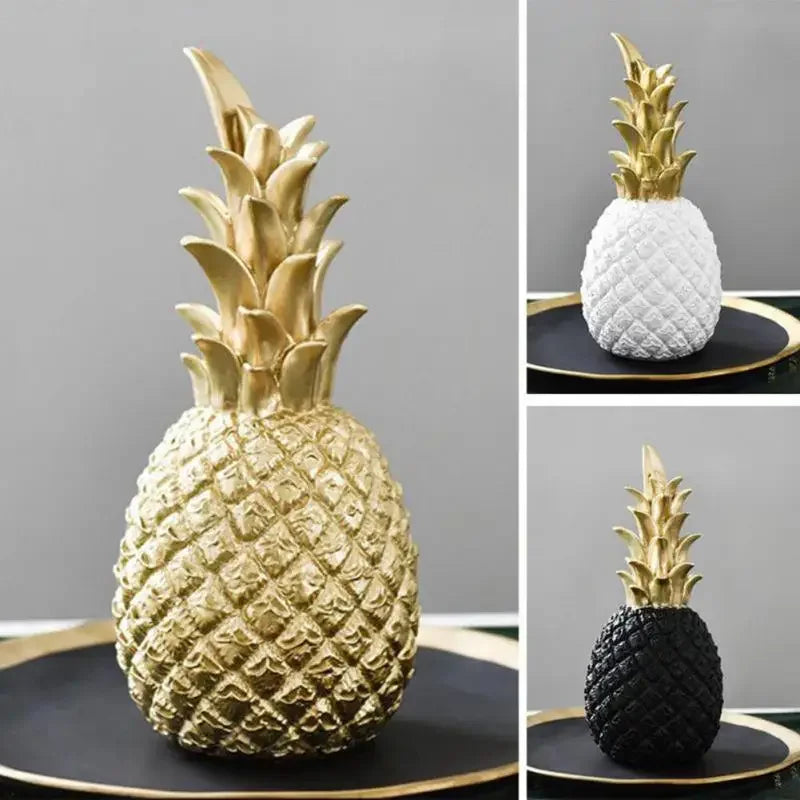 Guld Ananas Heminredning för Tropisk Elegans och Stil