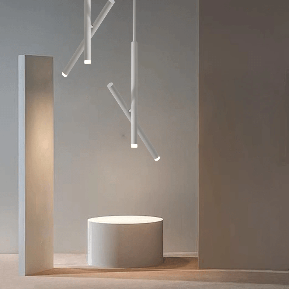 Hängande rörlampa - Modern industriell belysning för alla utrymmen