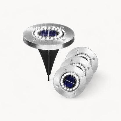 LED Solcells Trädgårdslampor Deluxe IP65 Vattentät Automatisk På/Av