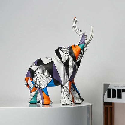 Modern Elephant Art Nordisk Dekor för Eleganta Heminredningar