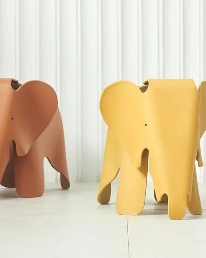 Modern Origami Elephant Puf Ottoman för stilfull heminredning