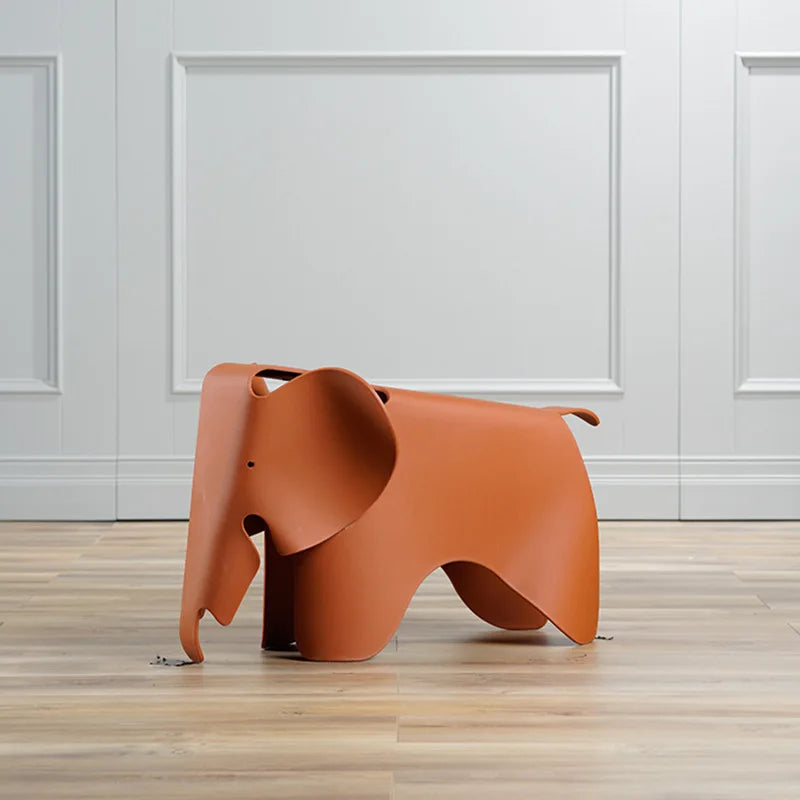 Modern Origami Elephant Puf Ottoman för stilfull heminredning