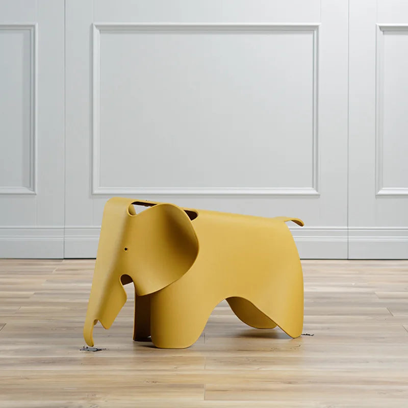 Modern Origami Elephant Puf Ottoman för stilfull heminredning