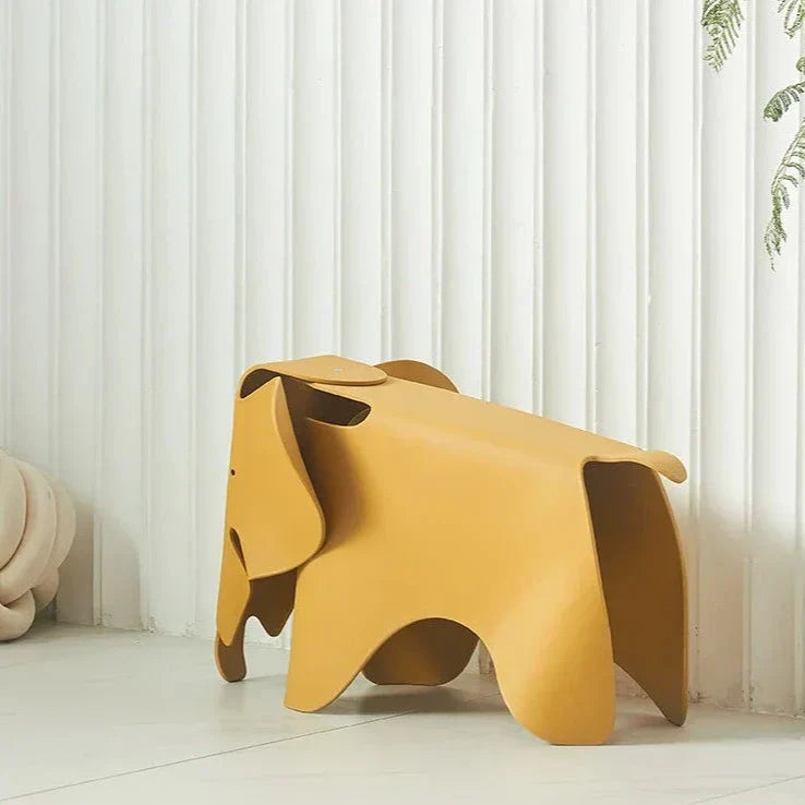 Modern Origami Elephant Puf Ottoman för stilfull heminredning