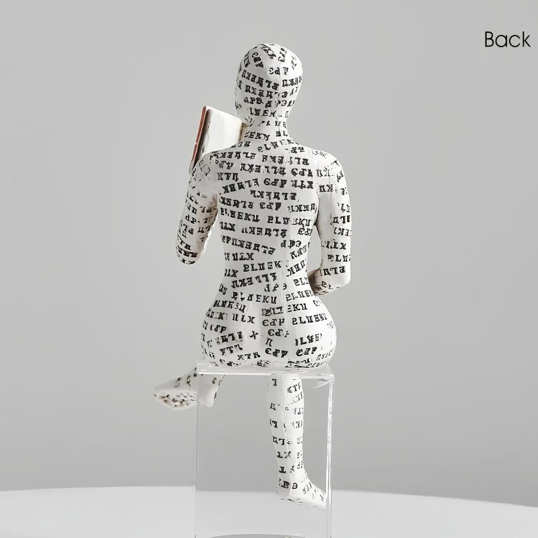 Modern Reading Egyptisk Mumie Figur för Unik Heminredning