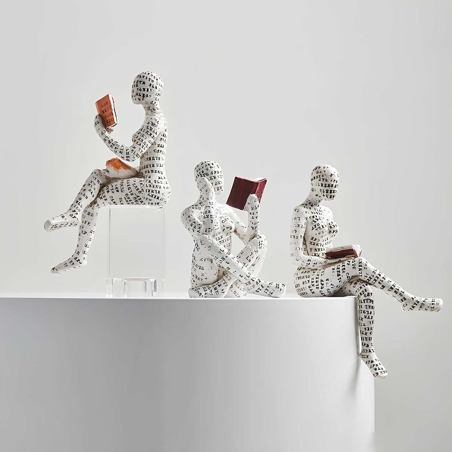 Modern Reading Egyptisk Mumie Figur för Unik Heminredning