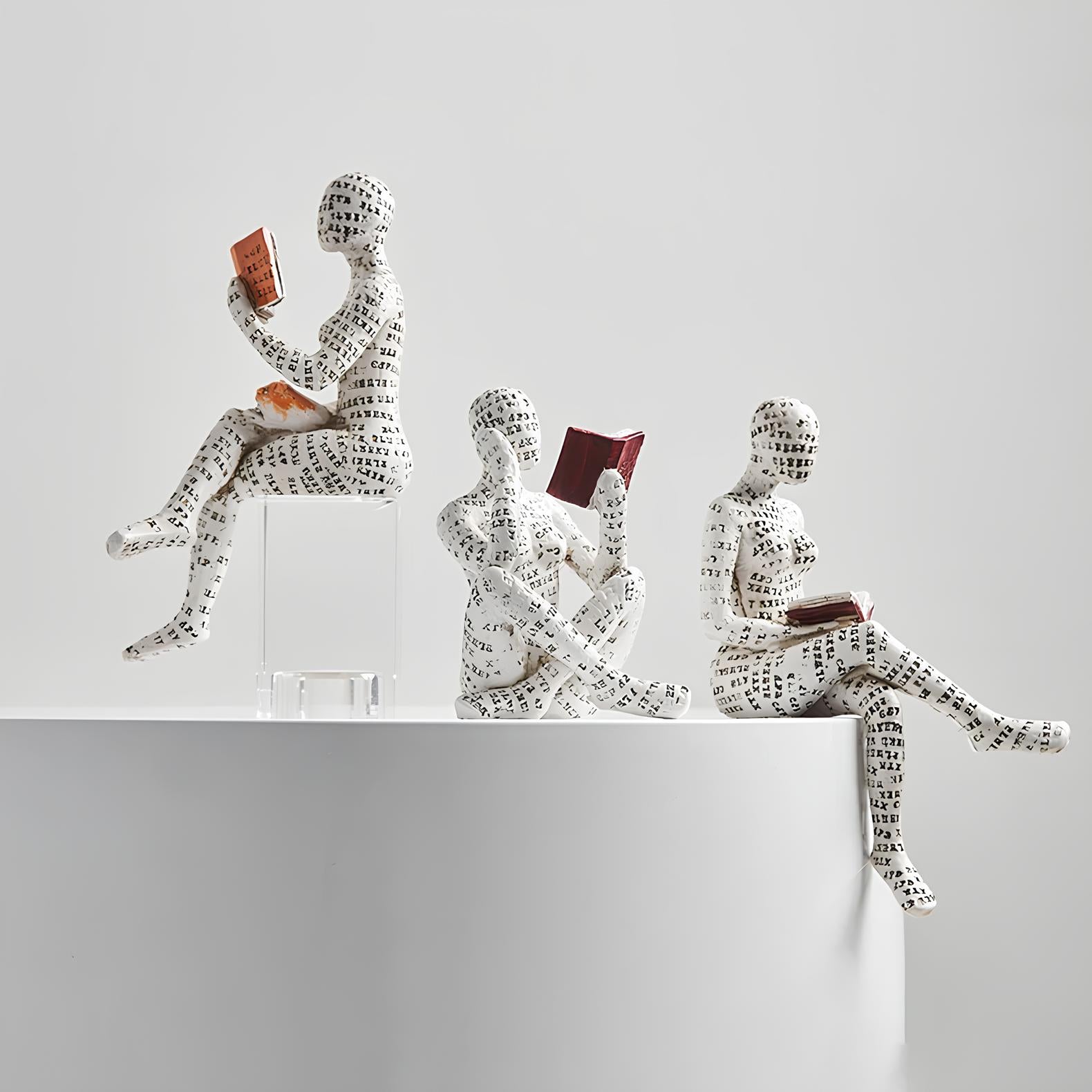 Modern Reading Egyptisk Mumie Figur för Unik Heminredning