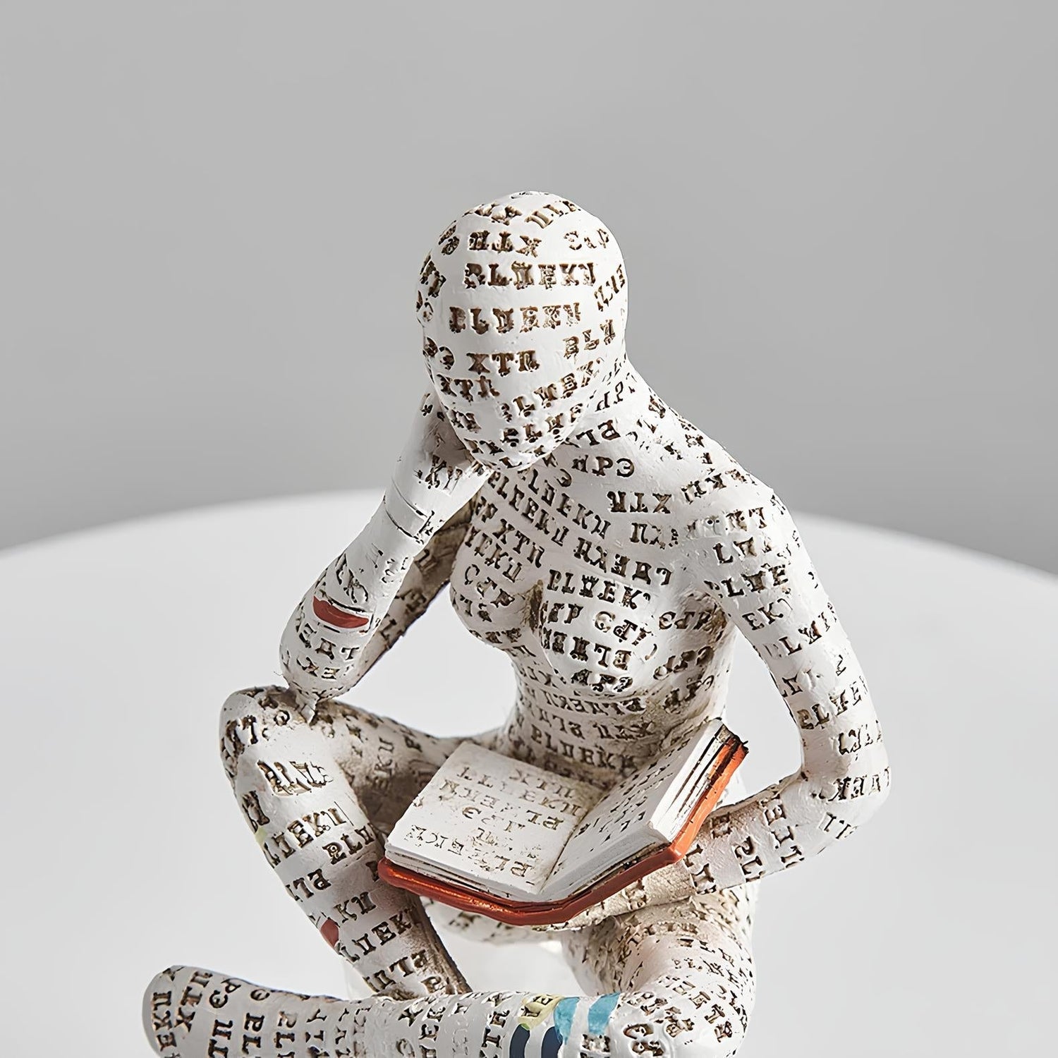 Modern Reading Egyptisk Mumie Figur för Unik Heminredning