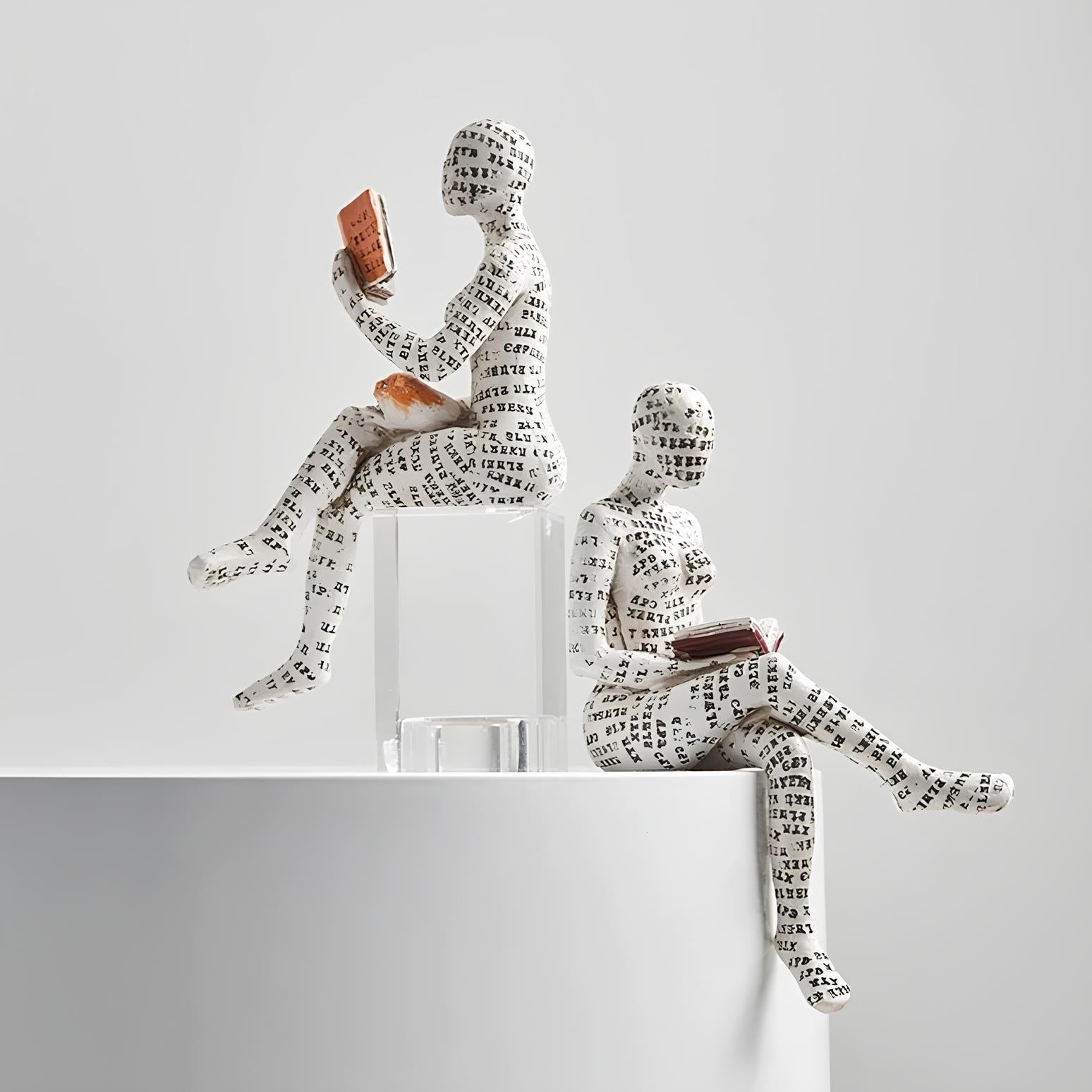 Modern Reading Egyptisk Mumie Figur för Unik Heminredning