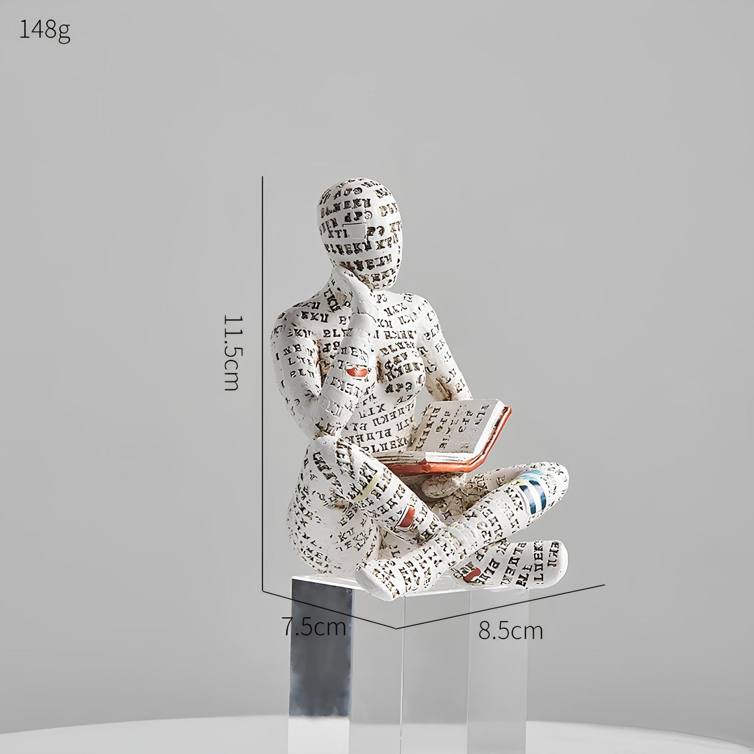 Modern Reading Egyptisk Mumie Figur för Unik Heminredning