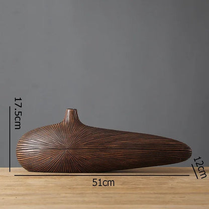 Modern Trävas för Stilig Heminredning och Blomdisplay