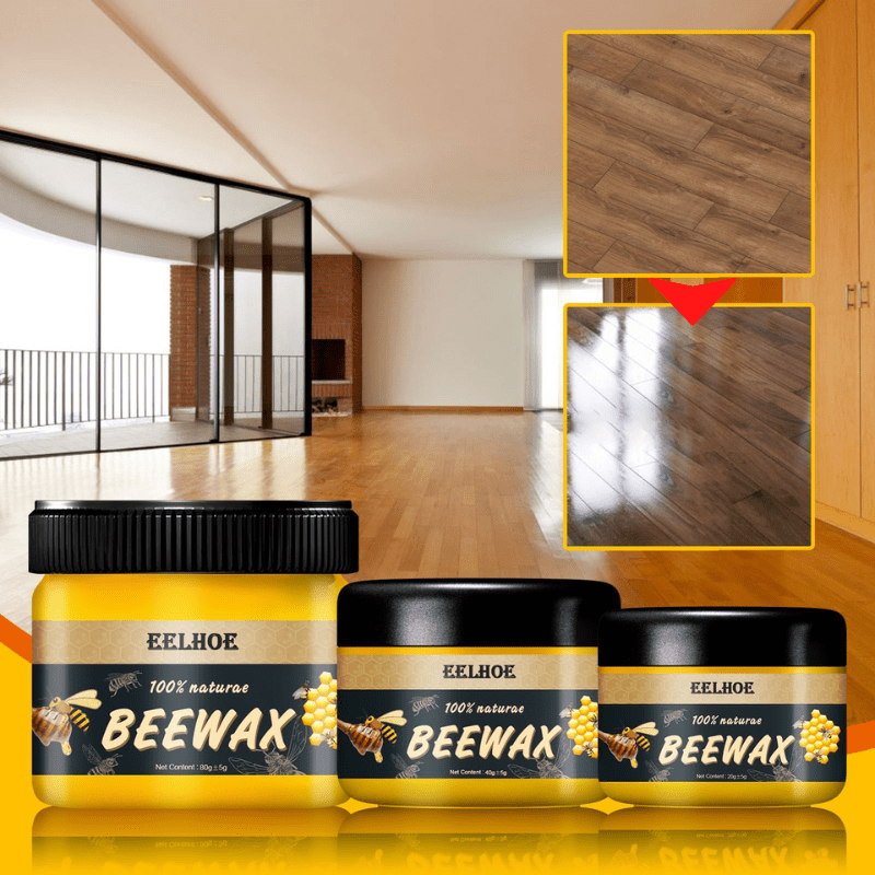 Naturligt bivax träpolish – Återställ och skydda trämöbler och golv med naturlig glans