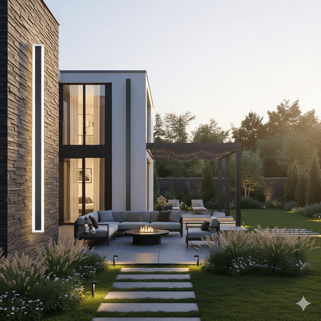 NOCTARA – Elegant modern utomhus vägglampa för trädgård &amp; balkong