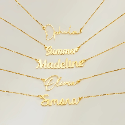 NOMELIA – Elegant personlig namnsmycke för damer