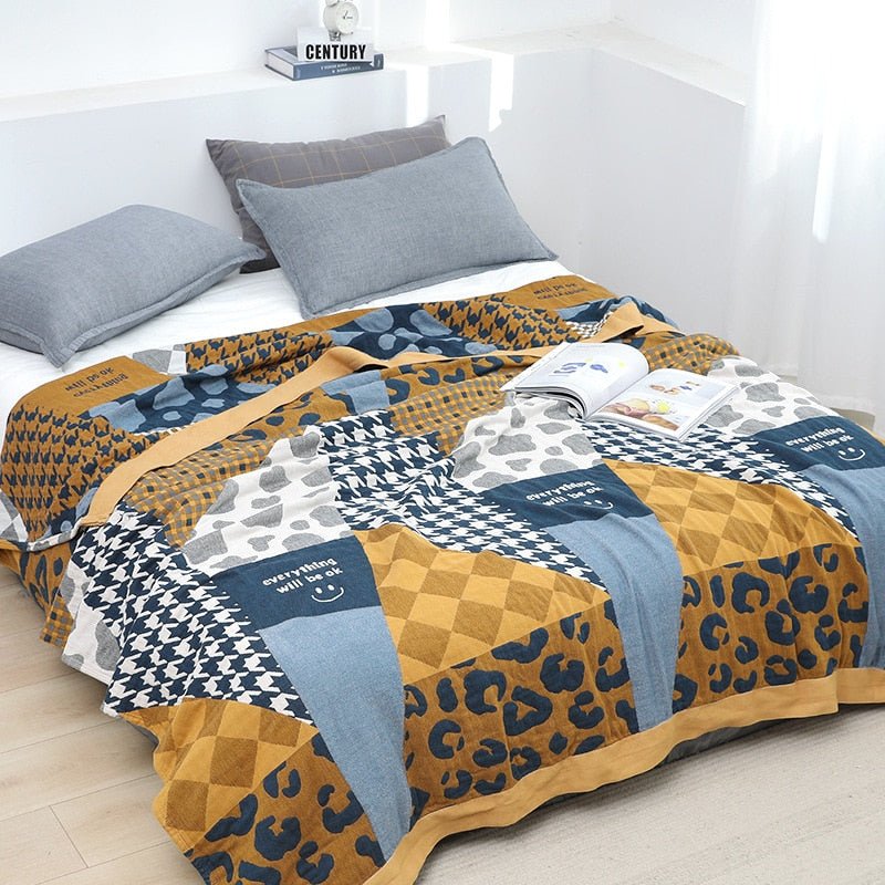 Nordic Boho Bomull Throw Filt för Mysigt Hem Dekor