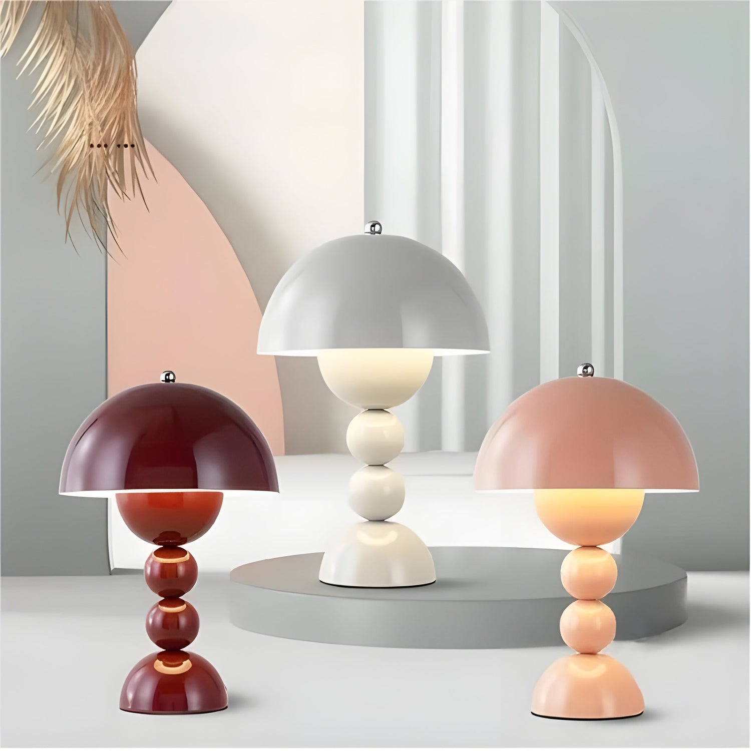Lyssa | Skandinavisk LED-bordslampa med dimmerfunktion