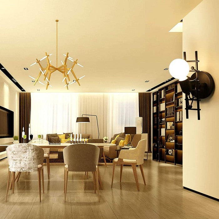 RetroBeam – Elegant Retro Vägglampa för Personligt Anpassad Hem Décor