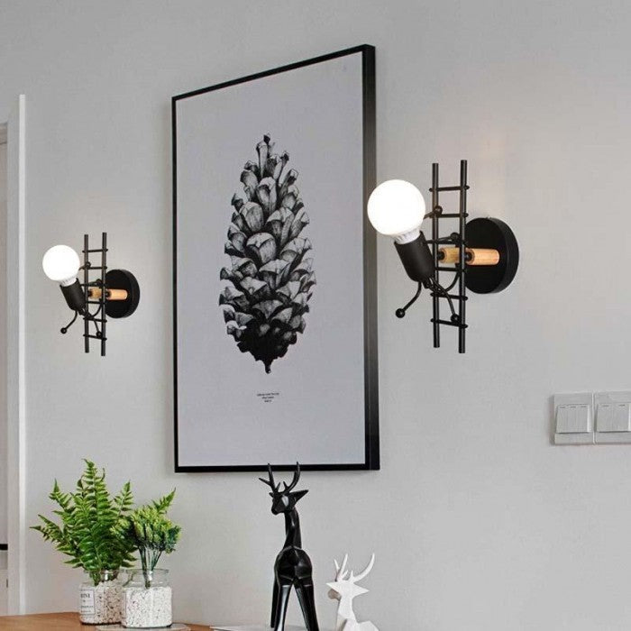 RetroBeam – Elegant Retro Vägglampa för Personligt Anpassad Hem Décor