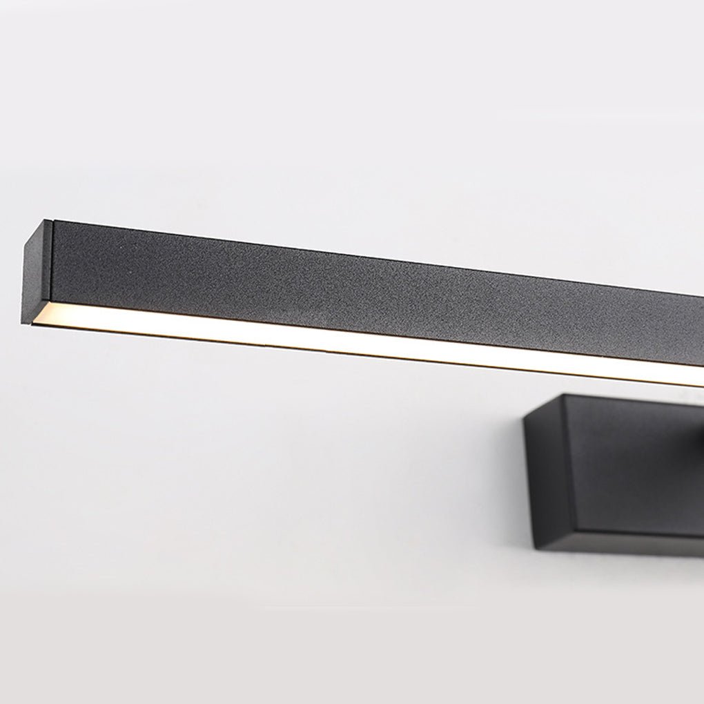 Badrums vägglampa med justerbar LED-bars