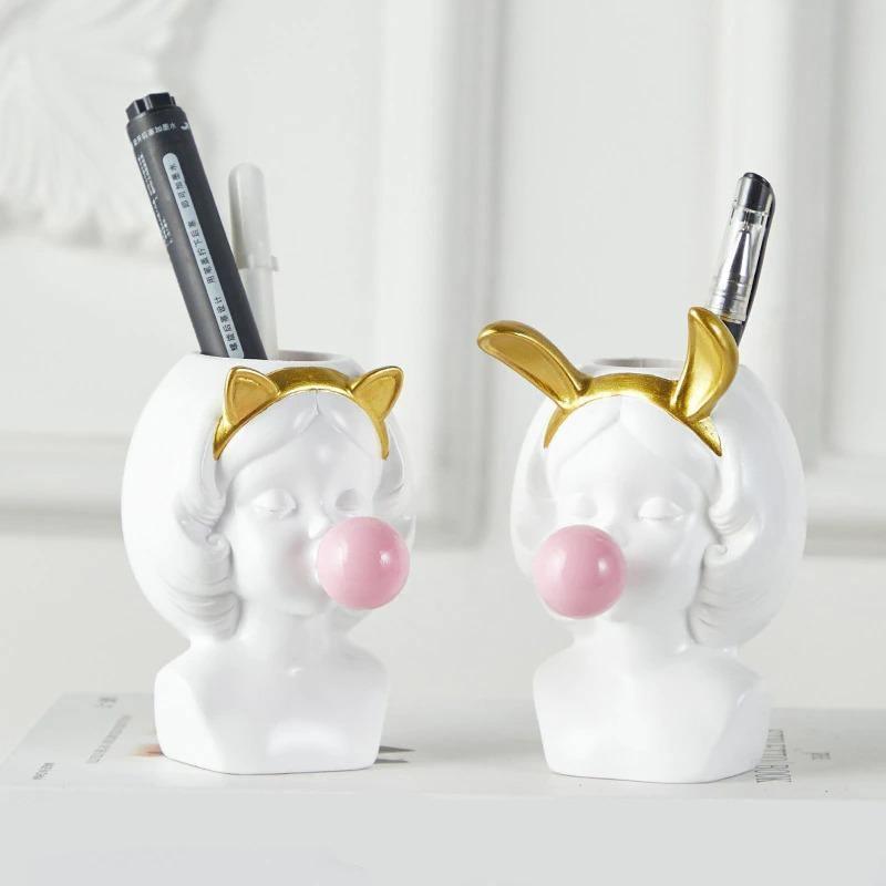 Carvallo - Charmig büsteplantekasse med unika öronaccenter