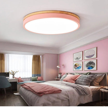 NORDLUMINA LIGHT - Modern taklampa av naturträ för varje rum