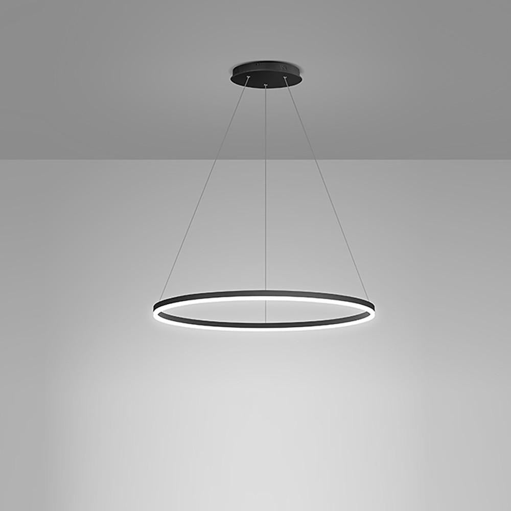 Modern svart LED hängande taklampa