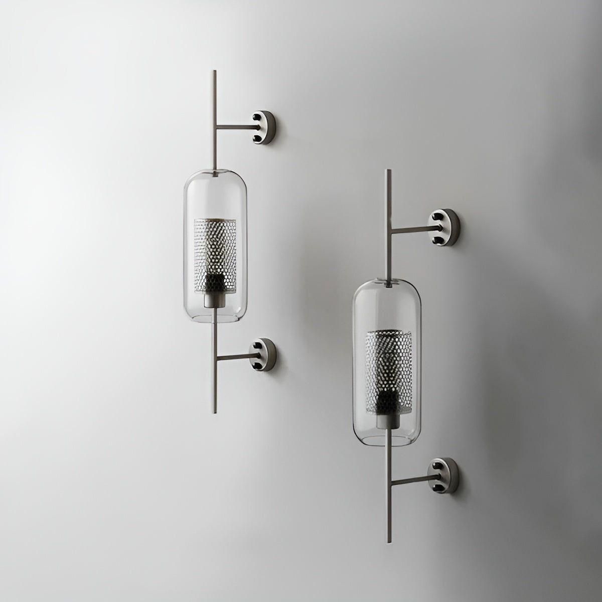 SleekGlass Lampa - Nordisk Elegant Glass Vägglampa för Modern Inredningsdesign