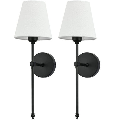 Eleganta vägglampor set om 2