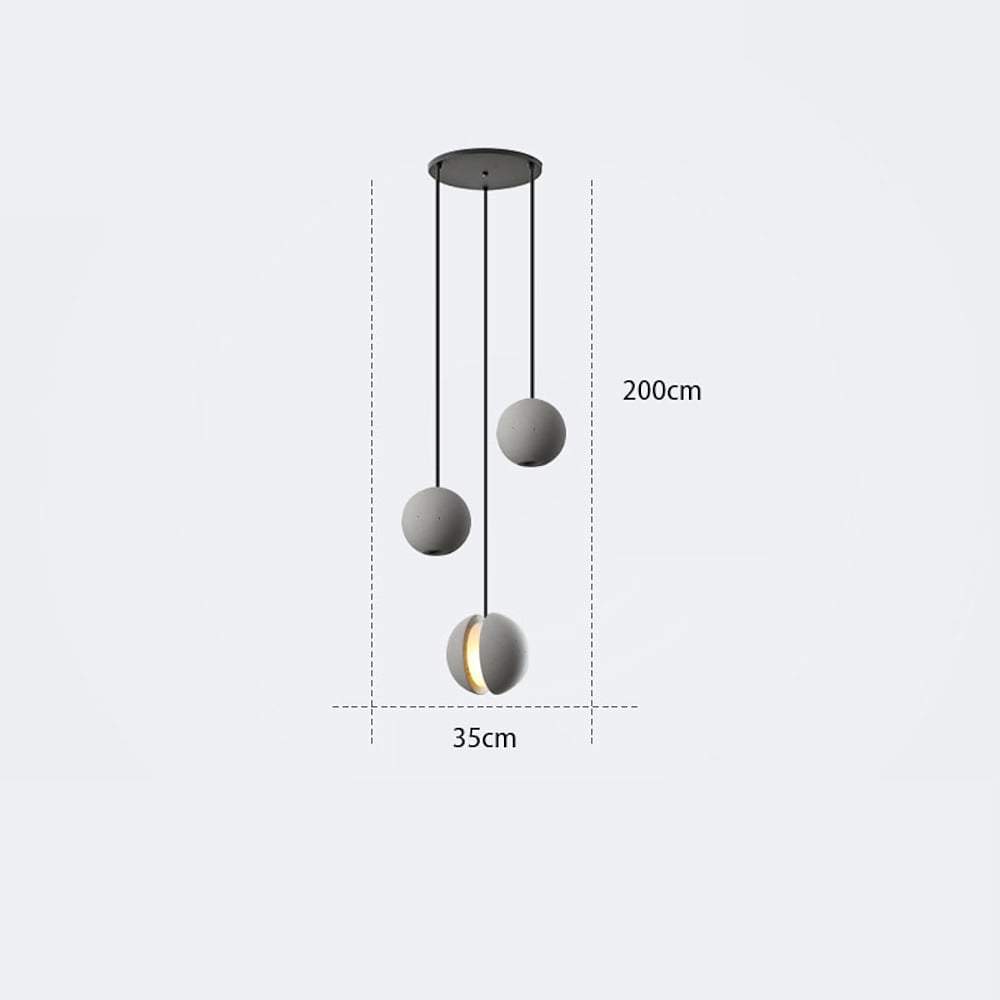 RetroCeram - Unik Vintage Keramisk LED Taklampa