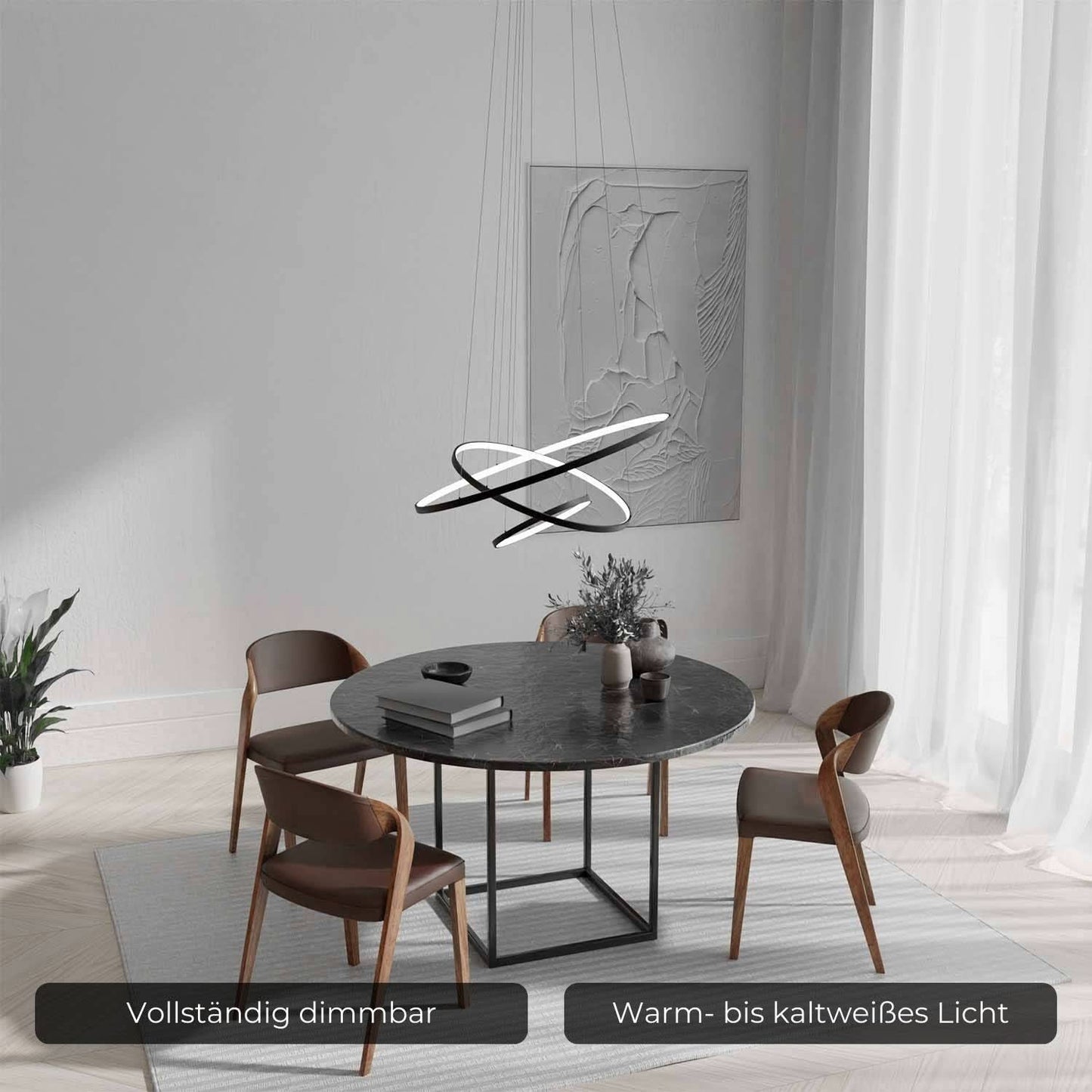 Omeva Designer Ring Pendellampa