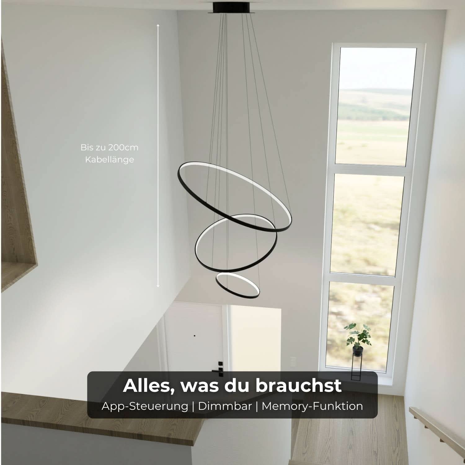 Omeva Designer Ring Pendellampa