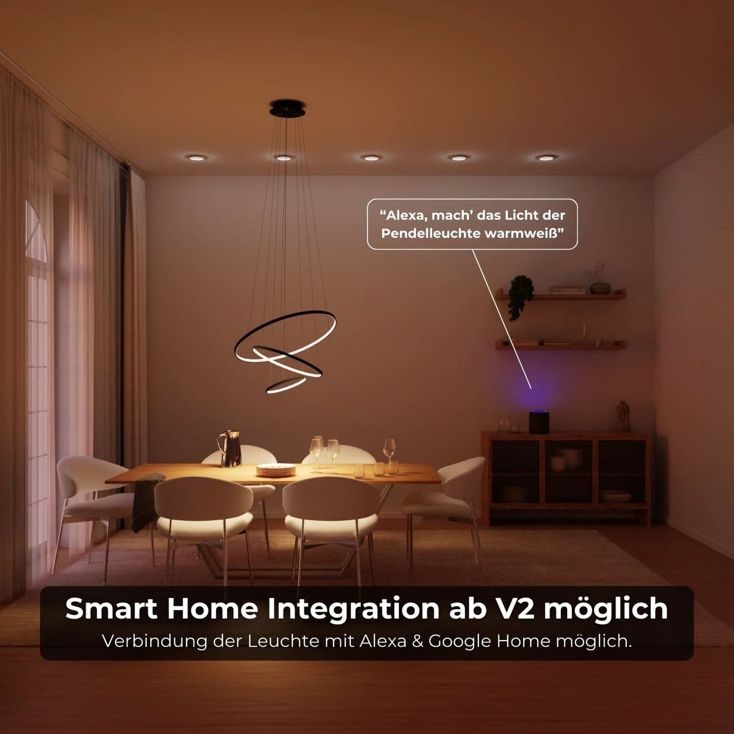 Omeva Designer Ring Pendellampa