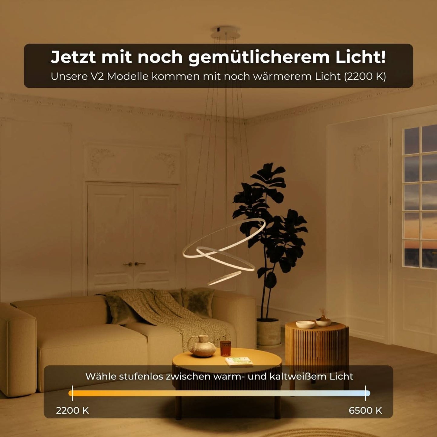 Omeva Designer Ring Pendellampa