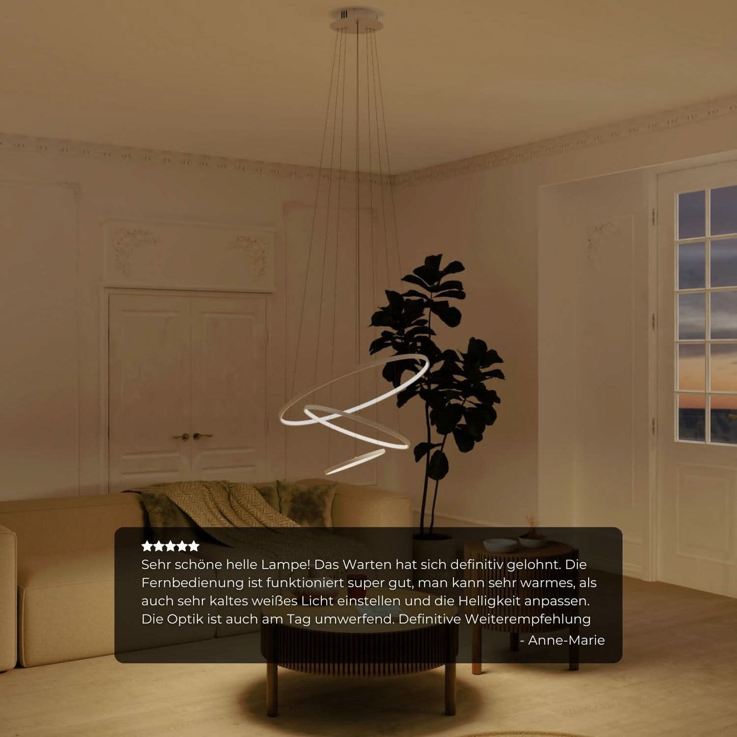 Omeva Designer Ring Pendellampa