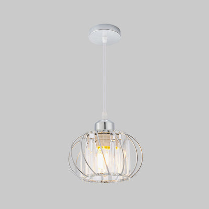 Nordic Glass Pendant Light | 6.3 in | Globular Shade | Modern Minimalist Lighting | Elegant Home Accent | Brick by Brick