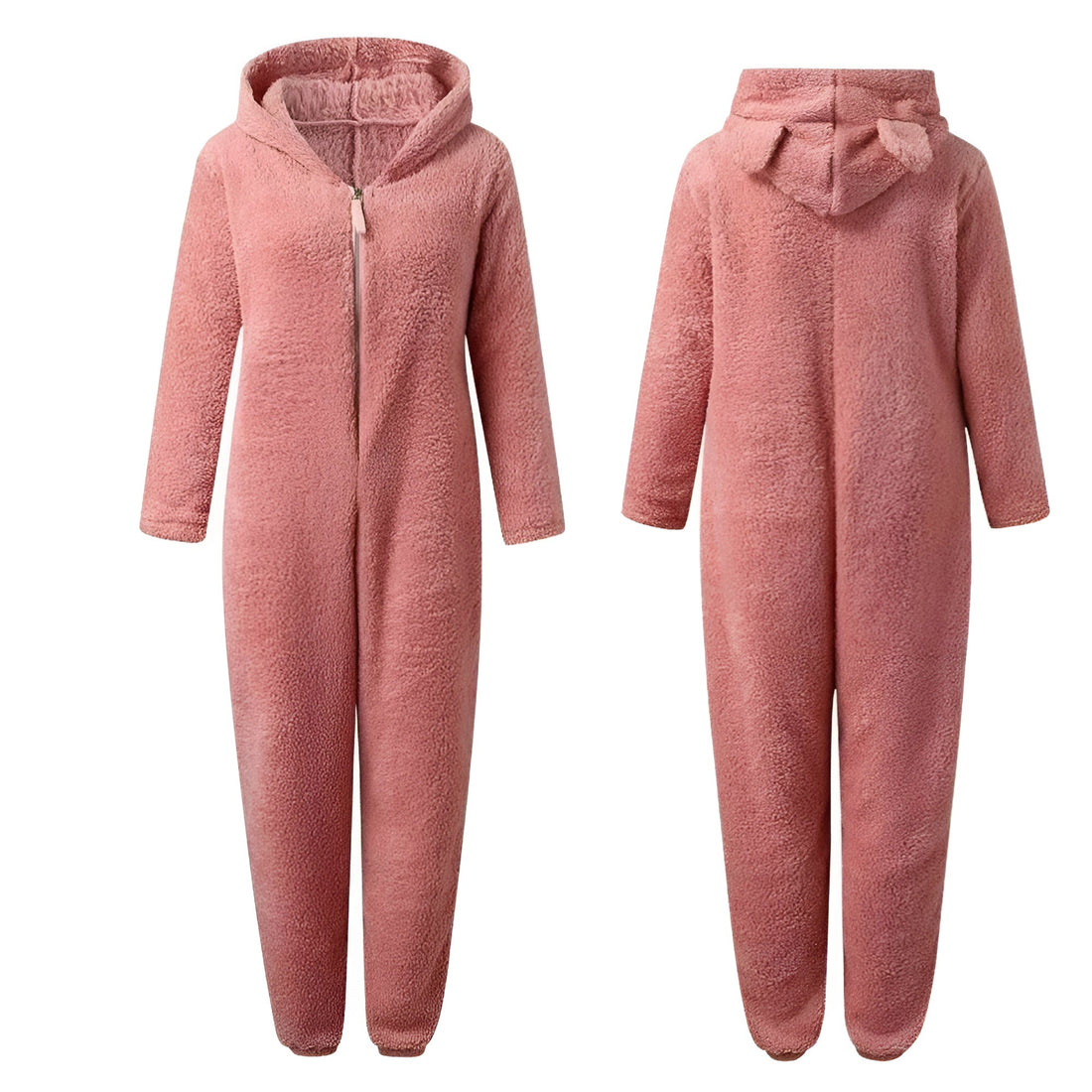 HugCloud Onesie – Mjuk fleece hoodie jumpsuit