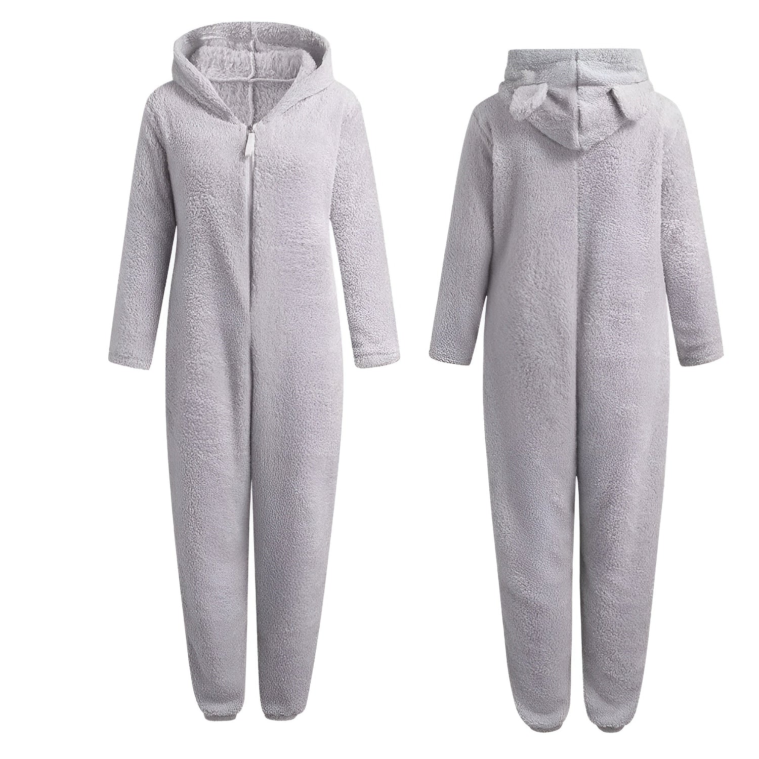 HugCloud Onesie – Mjuk fleece hoodie jumpsuit