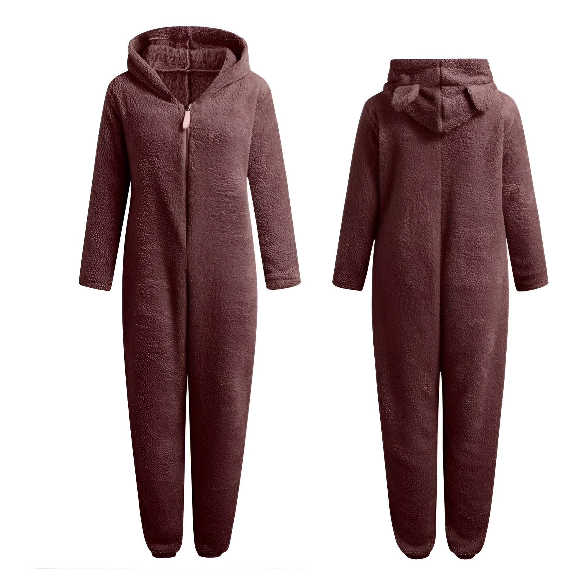 HugCloud Onesie – Mjuk fleece hoodie jumpsuit