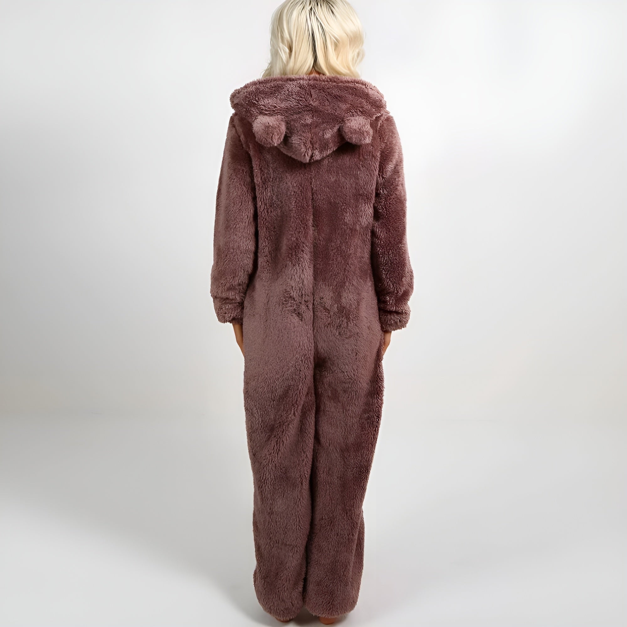 HugCloud Onesie – Mjuk fleece hoodie jumpsuit