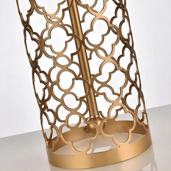 OpalGlow - Elegant Genombruten Bordslampa för Raffinerade Rum