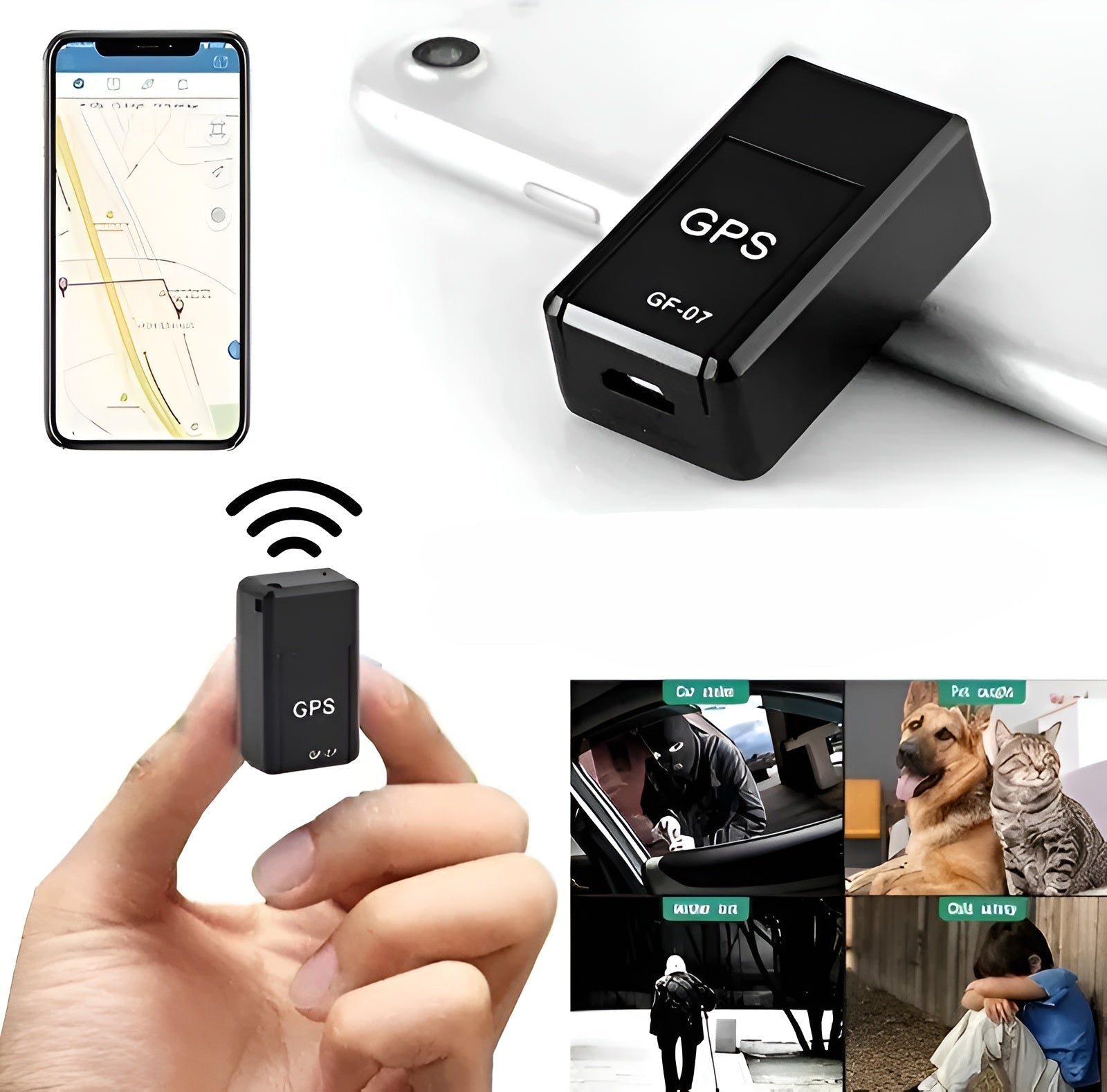 GPS-tracker Magnetisk Mini – Global täckning och realtidspositionering för ultimat säkerhet